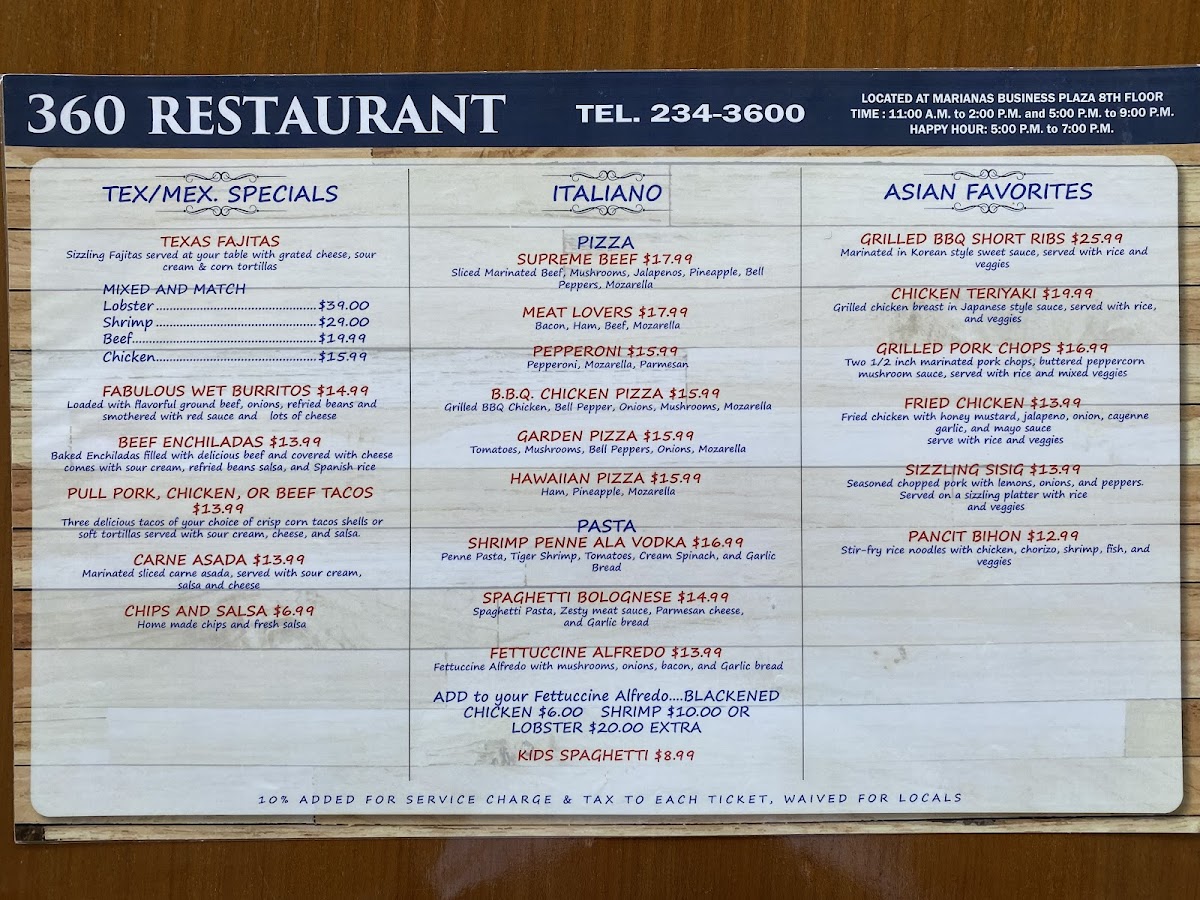 Menu 360 Restaurant-2